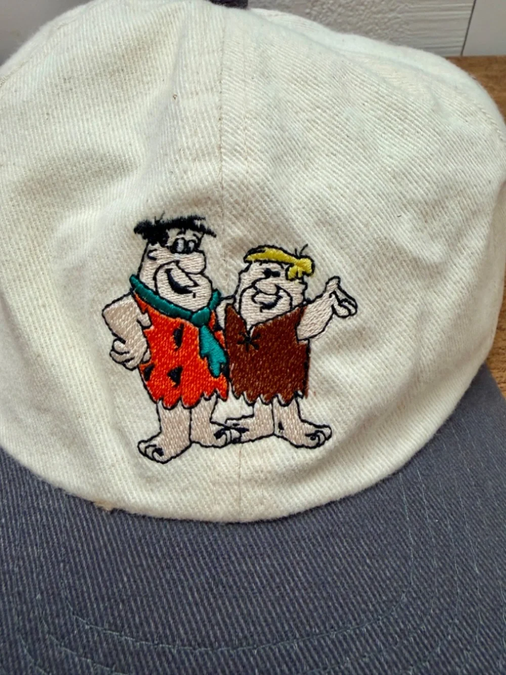 Vintage Cartoon Network Flintstones TV Show 90's Snapback Hat Cap - Adult Size